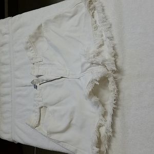 Vintage Guess Fringed Shorts